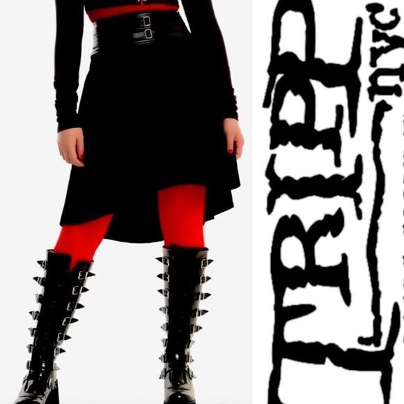 Tripp NYC Goth High Low Skirt - Picture 1 of 5